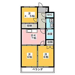 間取図画像 3DK