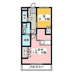 メイ・ナナラ 1LDKの間取図画像