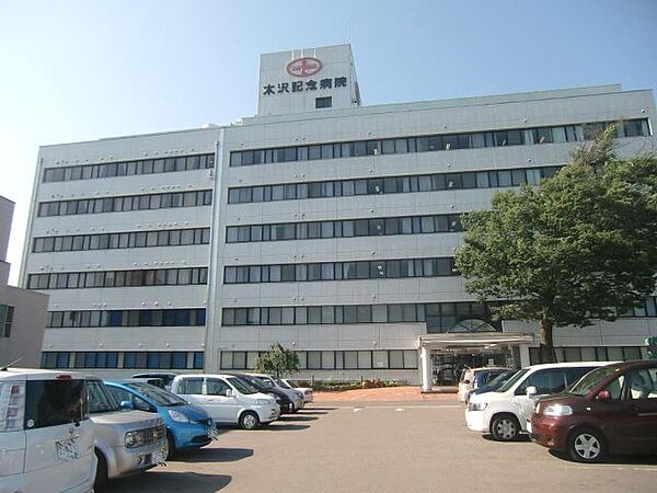 画像19:病院「木沢記念病院まで690m」