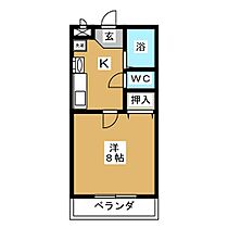 パールマンションI  ｜ 岐阜県美濃加茂市加茂野町木野（賃貸マンション1K・1階・25.90㎡） その2