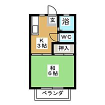 コーポウエストタウンＡ  ｜ 岐阜県美濃加茂市西町３丁目（賃貸アパート1K・2階・21.45㎡） その2