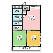 セントラルパークＤ  ｜ 岐阜県美濃加茂市島町２丁目（賃貸マンション2LDK・1階・44.88㎡） その2