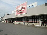 スーパー「ハローフーヅまで580m」