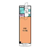 Oasis　Makino 411 ｜ 岐阜県美濃加茂市牧野2911-1（賃貸マンション1K・4階・25.60㎡） その2