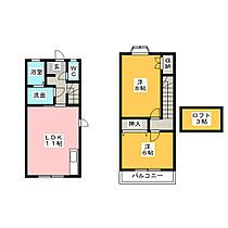 ミレニアム21　Ｃ  ｜ 岐阜県美濃加茂市本郷町４丁目（賃貸テラスハウス2LDK・1階・64.00㎡） その2