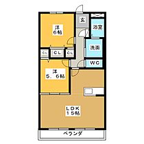 ハートフルマンション　ステラ  ｜ 岐阜県美濃加茂市加茂野町今泉（賃貸マンション2LDK・2階・60.00㎡） その2