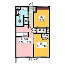 Ｗｅｓｔ　Ｖｉｌｌａｇｅ  ｜ 岐阜県美濃加茂市西町５丁目（賃貸マンション2LDK・2階・51.66㎡） その2