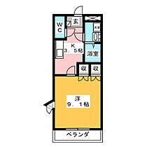 ＣＥＮＴＥＲ　ＨＩＬＬＳ  ｜ 岐阜県美濃加茂市蜂屋町上蜂屋（賃貸マンション1K・1階・30.96㎡） その2