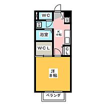 シャンベール森川　A  ｜ 岐阜県美濃加茂市田島町３丁目（賃貸マンション1K・2階・32.03㎡） その2