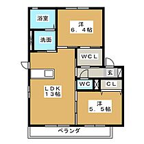 メゾンドグランパF  ｜ 岐阜県美濃加茂市本郷町３丁目（賃貸アパート2LDK・2階・57.67㎡） その2