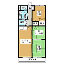 ミストラル  ｜ 岐阜県美濃加茂市川合町４丁目（賃貸マンション3LDK・3階・58.55㎡） その2