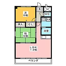 アクシス12  ｜ 岐阜県羽島市竹鼻町狐穴（賃貸マンション2LDK・3階・59.00㎡） その2