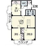 ロイヤル芝原南館  ｜ 岐阜県安八郡安八町東結芝原1511-1（賃貸マンション3LDK・5階・80.00㎡） その2