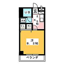 シャトー横山壱番館  ｜ 岐阜県羽島市福寿町浅平１丁目（賃貸マンション1K・2階・25.84㎡） その2