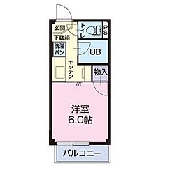 SurplusKATO-A 1Kの間取図画像