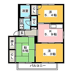 物件の間取り