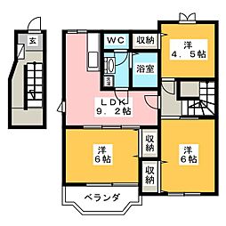 Y.S.C.2001 3LDKの間取図画像