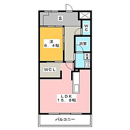 GRANRTATSUMI 1LDKの間取図画像