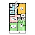 吉田2マンション3階3.5万円