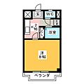 シャトー横山貳番館1階3.3万円
