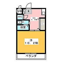 ANNEX中津川  ｜ 岐阜県中津川市手賀野（賃貸マンション1DK・1階・34.00㎡） その2