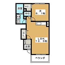 サン　ロイヤル  ｜ 岐阜県中津川市駒場（賃貸アパート1LDK・1階・44.75㎡） その2