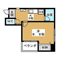 れ’すぱあすII  ｜ 岐阜県中津川市西宮町（賃貸マンション1K・4階・27.70㎡） その2