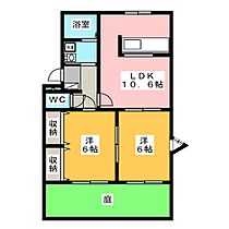 ティエドゥ－ルI  ｜ 岐阜県瑞浪市明世町山野内（賃貸マンション2LDK・2階・49.50㎡） その2