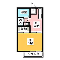 コーポ上野Ｃ  ｜ 岐阜県瑞浪市上野町３丁目（賃貸アパート1K・2階・24.24㎡） その2