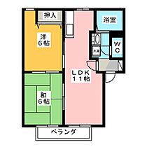 ラ・フォンテーヌ  ｜ 岐阜県多治見市住吉町２丁目（賃貸アパート2LDK・2階・50.81㎡） その2