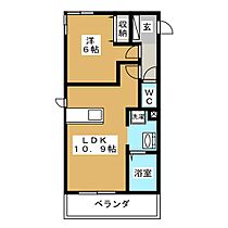 Ecrarge　（エクラージュ）  ｜ 岐阜県土岐市下石町（賃貸マンション1LDK・2階・41.48㎡） その2