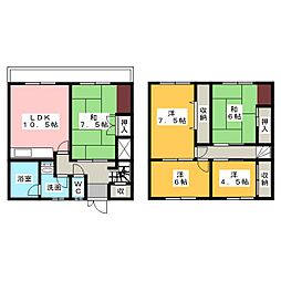 ゴッドバリー妻木 5LDKの間取図画像