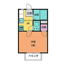 フローレンス富岡　A  ｜ 岐阜県関市肥田瀬（賃貸アパート1K・2階・19.87㎡） その2