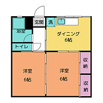 あすなろ荘  ｜ 岐阜県関市巾３丁目（賃貸マンション2DK・1階・40.57㎡） その2