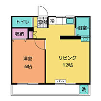 山王ハウス  ｜ 岐阜県関市仲町（賃貸マンション1LDK・1階・38.00㎡） その2