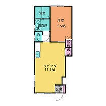 サニーハイツ  ｜ 岐阜県関市中福野町（賃貸アパート1LDK・1階・39.23㎡） その2