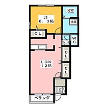 ボンボニエールＢ  ｜ 岐阜県関市倉知（賃貸アパート1LDK・1階・46.49㎡） その2