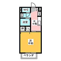 Surplus カメヤマ B  ｜ 岐阜県関市小屋名（賃貸マンション1K・2階・28.41㎡） その2