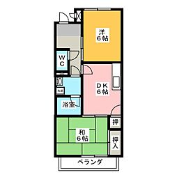 間取図画像 2DK