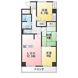 SejourTim 3LDKの間取図画像