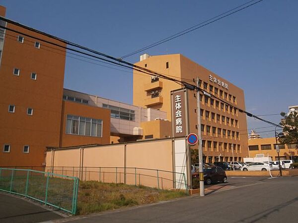 画像19:病院「主体会病院まで630m」