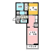 Felice  ｜ 三重県四日市市羽津町（賃貸アパート1LDK・3階・35.56㎡） その2