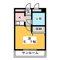 バスティード西浜田  ｜ 三重県四日市市西浜田町（賃貸マンション1K・2階・22.68㎡） その2