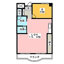 ロイヤルサイキ  ｜ 三重県四日市市中川原１丁目（賃貸マンション1LDK・5階・56.22㎡） その2