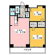 ASレジデンス四日市  ｜ 三重県四日市市安島１丁目（賃貸マンション2LDK・12階・77.42㎡） その2