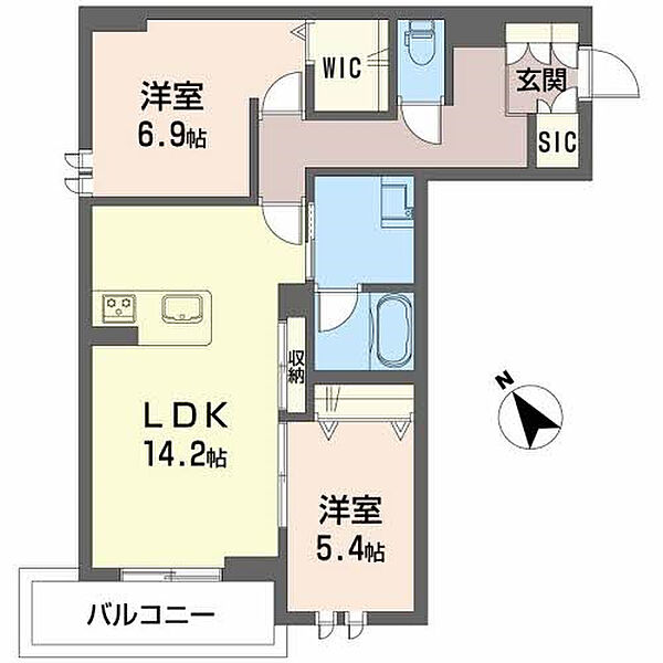 シャーメゾンM 101｜三重県四日市市羽津町(賃貸マンション2LDK・1階・70.39㎡)の写真 その2