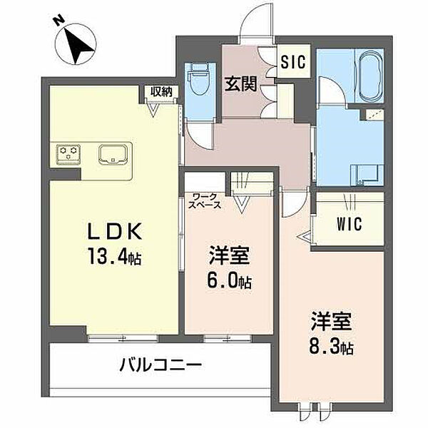 シャーメゾンM 302｜三重県四日市市羽津町(賃貸マンション2LDK・3階・69.86㎡)の写真 その2