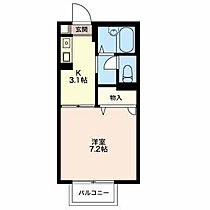 セフィラ西日野　B  ｜ 三重県四日市市西日野町（賃貸アパート1K・2階・24.71㎡） その2