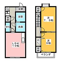 ミレニアム五月  ｜ 三重県四日市市智積町（賃貸アパート2LDK・1階・59.62㎡） その2