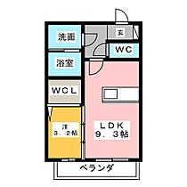 ｃｏｃｏ　ｈｏｕｓｅ  ｜ 三重県四日市市生桑町（賃貸アパート1LDK・2階・33.39㎡） その2